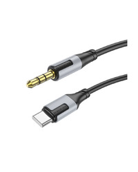 USB audio konverter BOROFONE BL19 Creator digital audio conversion cable Type-C to 3,5mm AUX black