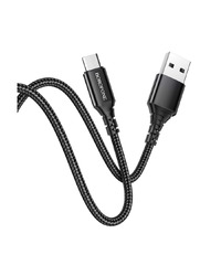 USB kabal 1m BOROFONE BX54 Ultra bright charging data Micro black