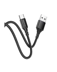 USB kabal 1m BOROFONE BX54 Ultra bright charging data Type-C black