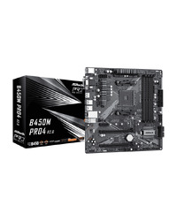ASROCK MB B450M PRO4 R2.0 AMD B450;AM4;4xDDR4 m.2,VGA,DVI,HDMI,micro ATX