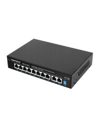 SWITCH 8 PoE + 2 UPLINK ESPERANZA  ETHERNET SWITCH 10/100/1000 MATRIX, ENS108