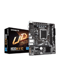Gigabyte MB H610M H V2 G10, LGA1700; 2xDDR5 up to 96GB 1xM.2; 4x SATA, HDMI, 1xPS2; 6xUSB