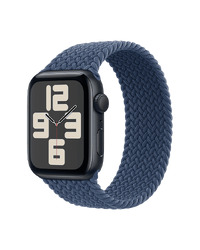 Apple Watch SE 2024 44mm ALUMINUM CASE WITH DENIM SPORT BAND MXER3 