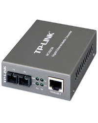 Media Filter TP-Link MC200CM, 1000Mbps RJ45 to 1000Mbps multi-mode SC fiber Converter, Full-duplex,up to 550m, switching power adapter, chassis mountable