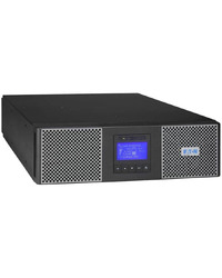 Eaton UPS 9SX 6000VA/5400W, Rack/Tower 3U; On-line double conv with PFC; LCD display; input Hardwired; output (8) -C13; (2) -C19; USB; RS232; 4x DB9;mini-term. block for remote ON/OFF; Network-MS card slot,etc; 2yr warranty