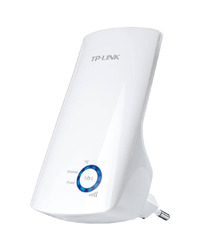 Repeater TP-Link TL-WA854RE, 300Mbps Wireless N Wall Plugged Range Extender, QCOM, 2T2R, 2.4GHz, 802.11n/g/b, Ranger Extender button, Range extender mode, with internal Antennas，without Ethernet Port