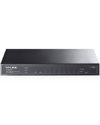 Switch TP-Link TL-SG2210P, 8-Port Gigabit Desktop PoE Smart Switch, 2 SFP ports, 802.3af, 53W PoE power supply, Tag-based VLAN, STP/RSTP/MSTP, IGMP V1/V2/V3 Snooping, 802.1P Qos, Rate Limiting, Port Trunking, Port Mirroring, SNMP, RMON, steel case
