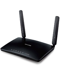 TP-Link AC750 Wireless Dual Band 4G LTE Router w 4G LTE modem, LTE-FDD/LTE-TDD/DC-HSPA+/HSPA+/HSPA/UMTS/EDGE/GPRS/GSM,3x10/100Mbps LAN,1x10/100Mbps LAN/WAN,300Mbps at 2.4GHz,433Mbps at 5GHz,802.11b/g/n/ac,3 int. Wi-Fi + 2 LTE antennas, Tether App