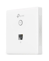 TP-Link EAP115-WALL 300Mbps Wireless N Wall-Plate Access Point, 300Mbps at 2.4GHz, 2 x 10/100Mbps LAN, 802.3af PoE Supported,Compatible with 86mm&EU Standard Junction Box, Centralized Man., Load Balance, Rate Limit, Captive Portal, 2 Int. Antennas