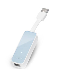 USB 2.0 to 100Mbps Ethernet Network Adapter, 1 USB 2.0 connector, 1 10/100Mbps Ethernet port
