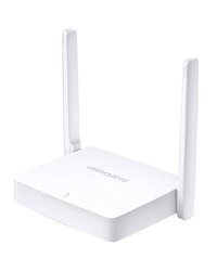 Mercusys MW301R 300Mbps Wireless N Router, 1 x 10/100 WAN Port + 2 x 10/100 LAN Ports, 2 x 5 dBi fixed omni directional antennas, WDS bridge,IPv4,IPv6,Dynamic DNS,DHCP,Port Forwarding,2.4GHz guest network,Mercusys App,IP and MAC address binding