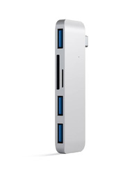 Satechi Type-C USB 3.0 3-in-1 Combo Hub Silver (ST-TCUHS)