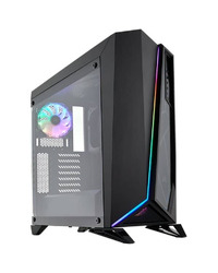 Corsair Carbide Series SPEC-OMEGA RGB Mid-Tower Tempered Glass Gaming Case, Black