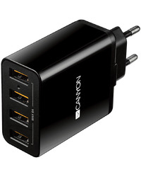 CANYON charger H-06 5A/4USB-A Black