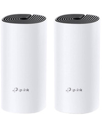 TP-Link Deco M4 (2-pack) AC1200 Whole-Home Mesh Wi-Fi System,Qualcomm CPU,867Mbps at 5GHz+300Mbps at 2.4GHz,2 Gigabit Ports, 2 internal antennas,MU-MIMO, Beamforming,Parental Controls,QoS,Reporting,Access Point Mode,IPv6 Ready,Deco App