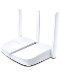 Mercusys MW305R 300Mbps Wireless N Router, 1 x 10/100 WAN Port + 3 x 10/100 LAN Ports, 3 x 5 dBi fixed omni directional antennas, WDS bridge,IPv4,IPv6,Dynamic DNS,DHCP,Port Forwarding,2.4GHz guest network,Mercusys App,IP and MAC address binding