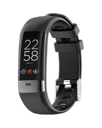 CANYON Smart Coach SB-75, Smart Band, colorful 0.96inch TFT, ECG+PPG function, IP67 waterproof, multi-sport mode, compatibility with iOS and android, battery 105mAh, Black, host: 55*19.5*12mm, strap: 18wide*240mm, 24g