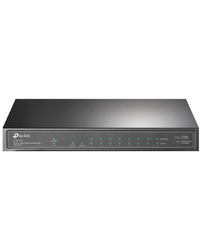 TP-Link SG1210P 10-Port Gigabit PoE+ Switch, 8 Gigabit PoE+ Ports, 1 Gigabit RJ45 Ports and 1 Gigabit SFP Slots, 802.3at/af, 63W PoE Power, Desktop Steel Case