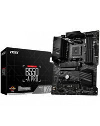 MSI Main Board Desktop B550-A PRO (AM4, 4xDDR4, 1xPCI-Ex16, 2xPCI-Ex1, USB3.2, 6xSATA III,2xM.2, DP, HDMI) ATX Retail