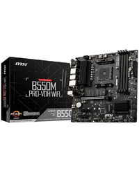 MSI Main Board Desktop B550M PRO-VDH WIFI (AM4, 4xDDR4, 1xPCI-Ex16, 2xPCI-Ex1, 4xSATA3, 2xM2, 2xUSB3.2, 5xUSB3.2, DP, VGA,HDMI, mATX, retail)
