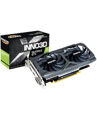 INNO3D NVIDIA GeForce GTX 1650 Twin X2 OC V2, 1x HDMI, 2x DP, 2-slot