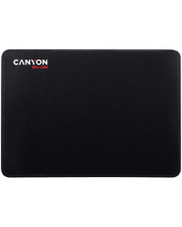 CANYON MP-4, Mouse pad,350X250X3MM,Multipandex,fully black with our logo (non gaming),blister cardboard