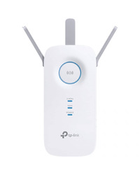 TP Link AC1900 Wi-Fi Range Extender 600 Mbps at 2.4 GHz + 1300 Mbps at 5 GHz; 3 × External Antennas, 1 × Gigabit Port, Wall Plugged; Tether App, WPS, Intelligent Signal Light, Access Control, Power Schedule, LED Control, RE/AP Mode, OneMe, MU-MIMO