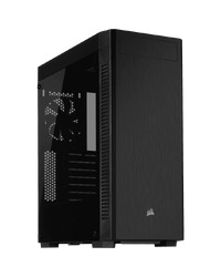 Corsair 110R Templered Glass Mid-Tower Gaming Case, Black