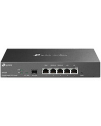 TP-Link ER7206 Omada Gigabit Multi-WAN VPN Router, 1× G SFP WAN Port, 1× G RJ45 WAN Port, 2× G WAN/LAN RJ45 Ports, 2× G RJ45 LAN port, 100 IPsec VPN Tunnels, 50 PPTP/L2TP VPN Tunnels, 50 OpenVPN Tunnels, 150000 Concurrent Sessions, Load Balance