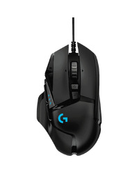 LOGITECH G502 Corded Gaming Mouse - HERO - BLACK - USB - EER2