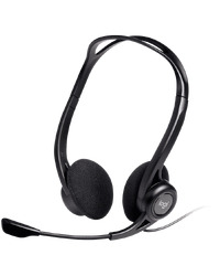 LOGITECH PC960 Corded Stereo Headset BLACK - USB