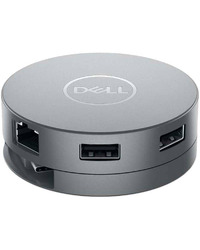 Dell USB-C Adapter - DA310 - 2x USB-A 3.2 Gen 2, 1x USB-C 3.2 Gen 2 4K, 1x RJ45 Gigabit Ethernet, 1x DP 4K, 1x VGA, 1x HDMI 4K, 3Yr