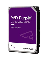 HDD AV WD Purple (3.5'', 1TB, 64MB, 5400 RPM, SATA 6 Gb/s)
