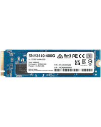 Synology SNV3410 400GB Enterprise NVMe m.2 2280 SSD, NVMe PCIe 3.0 x4, Read/Write(128 KB, QD32) 3,000 /750 MB/s, MTBF : 1.8 million hours