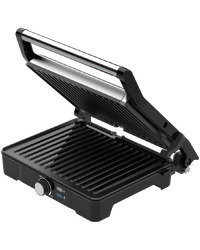 AENO Electric Grill EG2: 2000W, Temperature regulation, Max opening angle -180°, Plate size 290*234mm