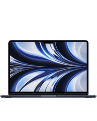 Apple 2022 M2 MacBook Air 13.6-inch Retina display/ M2 chip 8-core CPU and 10-core GPU/ 8GB unified memory/ 512GB SSD/ macOS/ 2x Thunderbolt(USB 4) ports/ Touch ID/ Ambient light sensor/ 35W USB-C Power adapter/ Midnight/ CRO KB