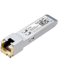 TP-Link TL-SM311T 1000BASE-T RJ45 SFP Module, 1000Mbps RJ45 Copper Transceiver, Plug and Play with SFP Slot, Up to 100 m Distance (Cat5e or above), Hot-Pluggable, Plug and Play, High Compatibility, Support TX Disable function