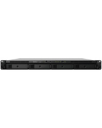 Synology RackStation RS822RP+; Rack 1U; AMD Ryzen V1500B 4-core 2.2 GHz; 2 GB DDR4 ECC SODIMM; 4x 3.5”/2.5” HDD bays; 4x RJ-45 1GbE LAN Port; 2x USB 3.2 Gen 1 Port; eSATA Port; redundant power supply, 3yr warranty