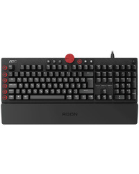 AOC Gaming Keyboard AGK700 - RED Full Size US Layout, Cherry MX Red, USB 2.0, 1.8 m Cable, Magnetic, Leather, Detachable, 100% ANTI-GHOSTING, N-KEY ROLLOVER