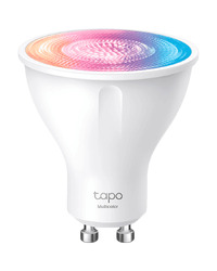 TP-Link Tapo L630 Smart Wi-Fi Spotlight, Multicolor, Dimmable, 2.4 GHz, GU10 Base, 220–240 V,50/60 Hz, 350 lm, 3.7 W, 2,200 K~6,500K,16 Million Colors, Beam Angle 40°,4 kWh / 1000h, lifetime up to 15,000 hrs, No Hub required, Remote and Voice cont