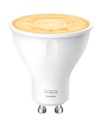 TP-Link Tapo L610 Smart Wi-Fi Spotlight, Dimmable, 2.4 GHz,  GU10 Base, 220–240 V, 50/60 Hz, 350 lm, 2.9 W, 2,700 K, Beam Angle 40° , 3 kWh / 1000h, lifetime up to 15,000 hrs, Dimmable, No Hub required, Remote and Voice control, Energy monitoring