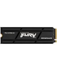 Kingston FURY Renegade 1TB SSD with Heatsink, M.2 2280, PCIe 4.0 NVMe, Read/Write 7300/6000MB/s, Random Read/Write: 900K/1000K IOPS