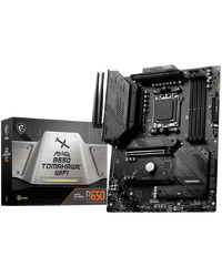 MSI Mainboard Desktop MAG B650 TOMAHAWK WIFI (AM5, 4x DDR5 max. 128GB, 1x PCI-E 4.0 x16x16, 1x PCI-E x1, 3x M.2 4.0, 6x SATA, 2x USB 2.0, 4x USB 3.2 Gen1, 3x USB 3.2 Gen2, 1x USB Type-C 3.2 Gen2, 1x HDMI, 1x DP, RTL8125B 2.5Gbps LAN, Wi-Fi 6E, ATX)
