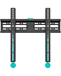 ONKRON Fixed TV Wall Mount for 32 to 65-inch Flat Panel TVs Digital Panels 50 kg, Black