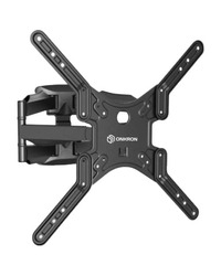 ONKRON Full Motion TV Wall Mount for 37 to 70-inch Flat Panel TVs Digital Panels 36,4 kg, Black