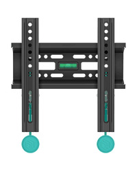 ONKRON Fixed TV Wall Mount for 17 to 43-inch Flat Panel TVs Digital Panels 30 kg, Black