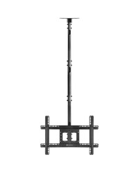 ONKRON Ceiling TV Mount Bracket Height Adjustable for 32 to 80 Inch LED LCD TVs, Black