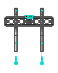 ONKRON Fixed TV Wall Mount for 32 to 65-inch Flat Panel TVs Digital Panels 56,8 kg, Black