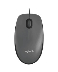 LOGITECH M100 Corded Mouse - BLACK - USB