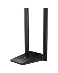 TP-Link Archer TX20U Plus AX1800 High Gain Dual Band Wi-Fi 6 USB Adapter, 1201 Mbps at 5 GHz + 574 Mbps at 2.4 GHz, 2× High Gain External Antennas ( Adjustable, Multi-Directional ), USB 3.0, Extension Cable, MU-MIMO, OFDMA, WPA3, Beamforming